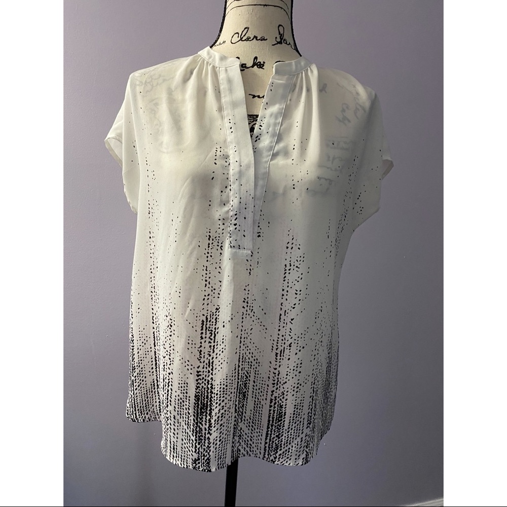 Short Sleeve Business Casual Blouse